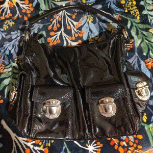 Marc Jacobs Black patent leather purse